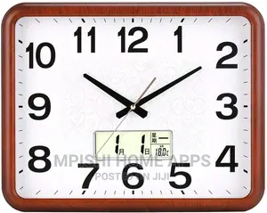 Square Digital Wall Clock