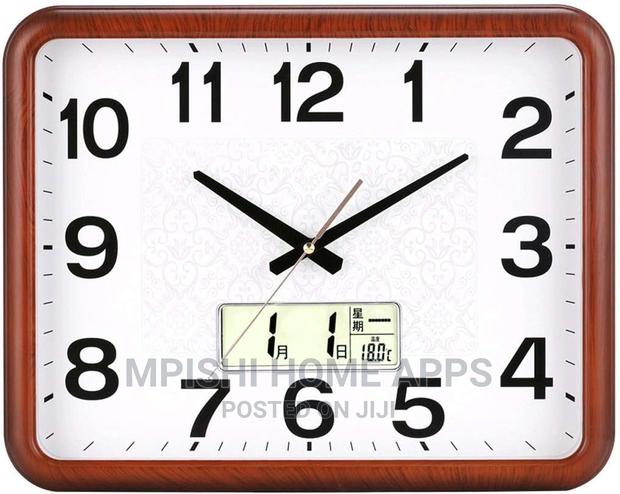 Square Digital Wall Clock