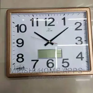 Square Digital Wall Clock