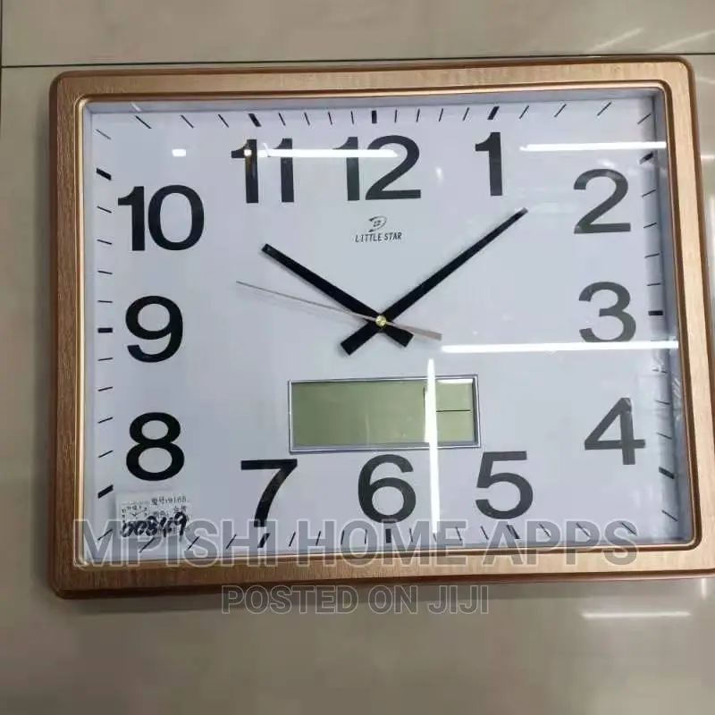 Square Digital Wall Clock