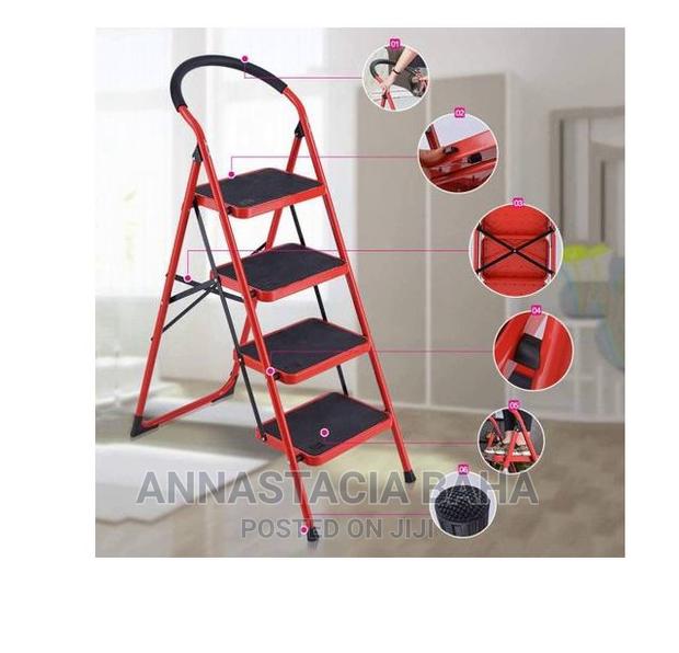 Step Ladder Steel Ladder Foldable 4 Steps - main view