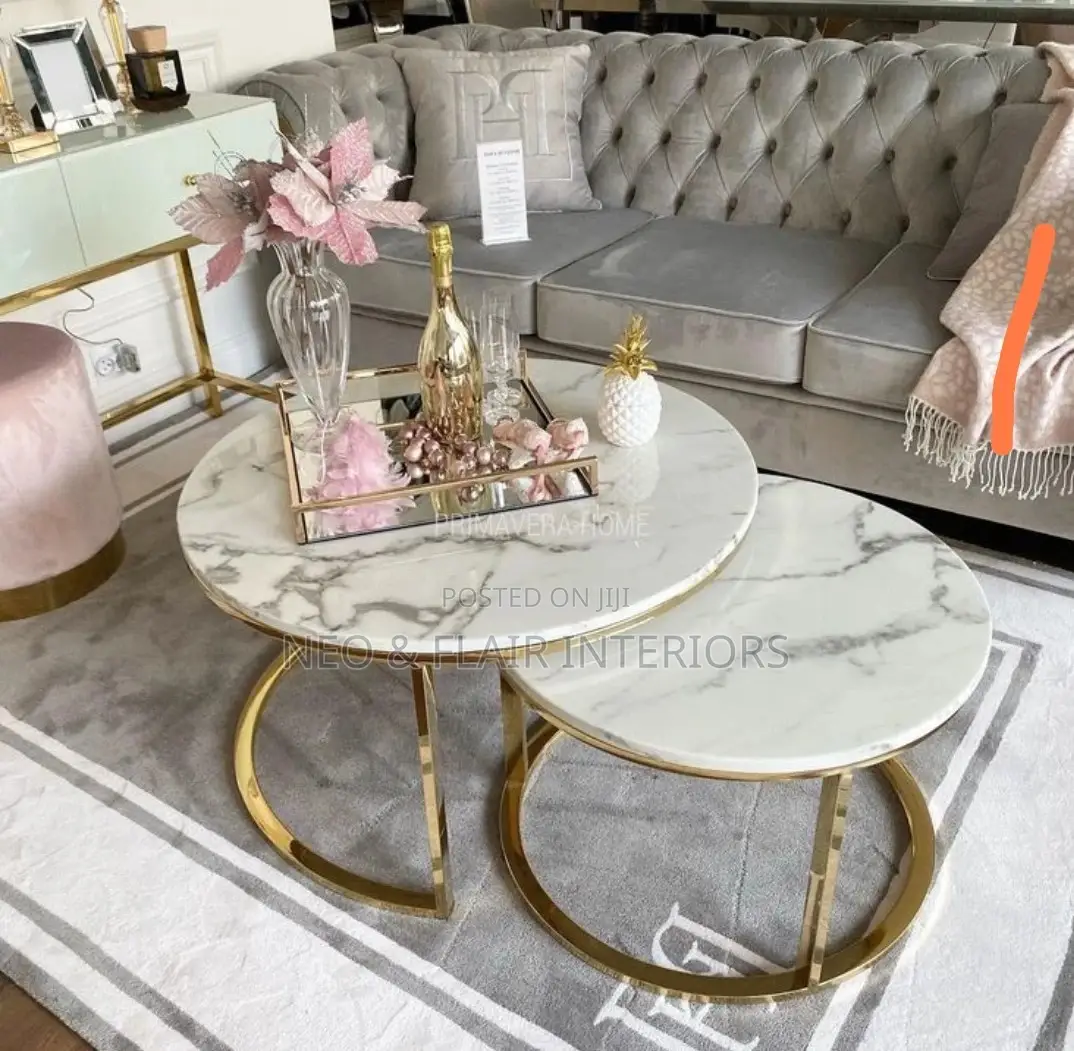 Pure Marble Nesting Tables (Imported)