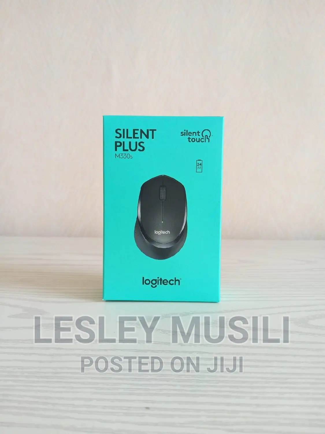 Logitech Wireless Mouse M330s Silent Plus – Black