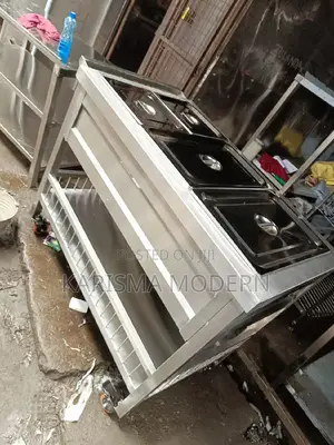 Food Warmer With Serving Trolley