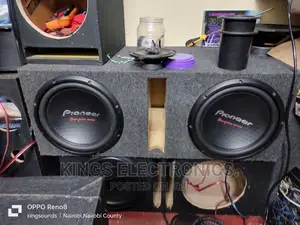 Bass Speaker in Double Cabinet