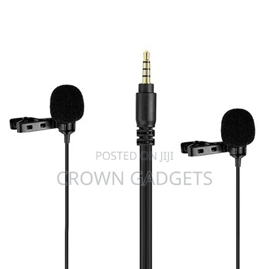 Single Dual Omni-Directional Lavalier Mic