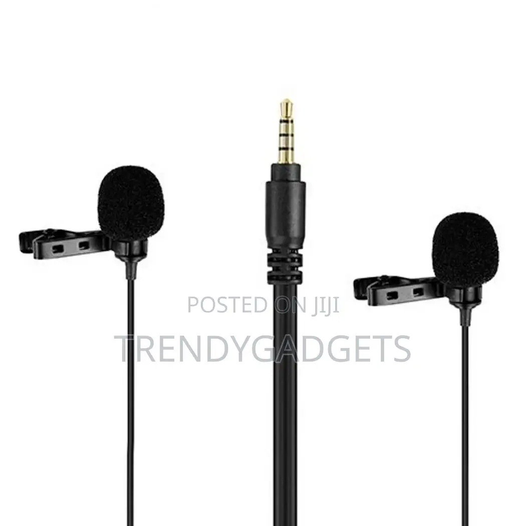 Single Dual Omni-Directional Lavalier Mic