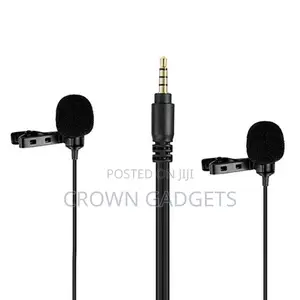 Single Dual Omni-Directional Lavalier Mic