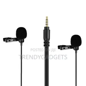 Single Dual Omni-Directional Lavalier Mic