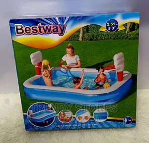 Inflatable Swimming Pool- 251cmx168cmx102cm