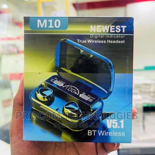 High Quality Ear Buds, M10 Wireless Earbuds Bluetooth 5.1 - thumbnail 4
