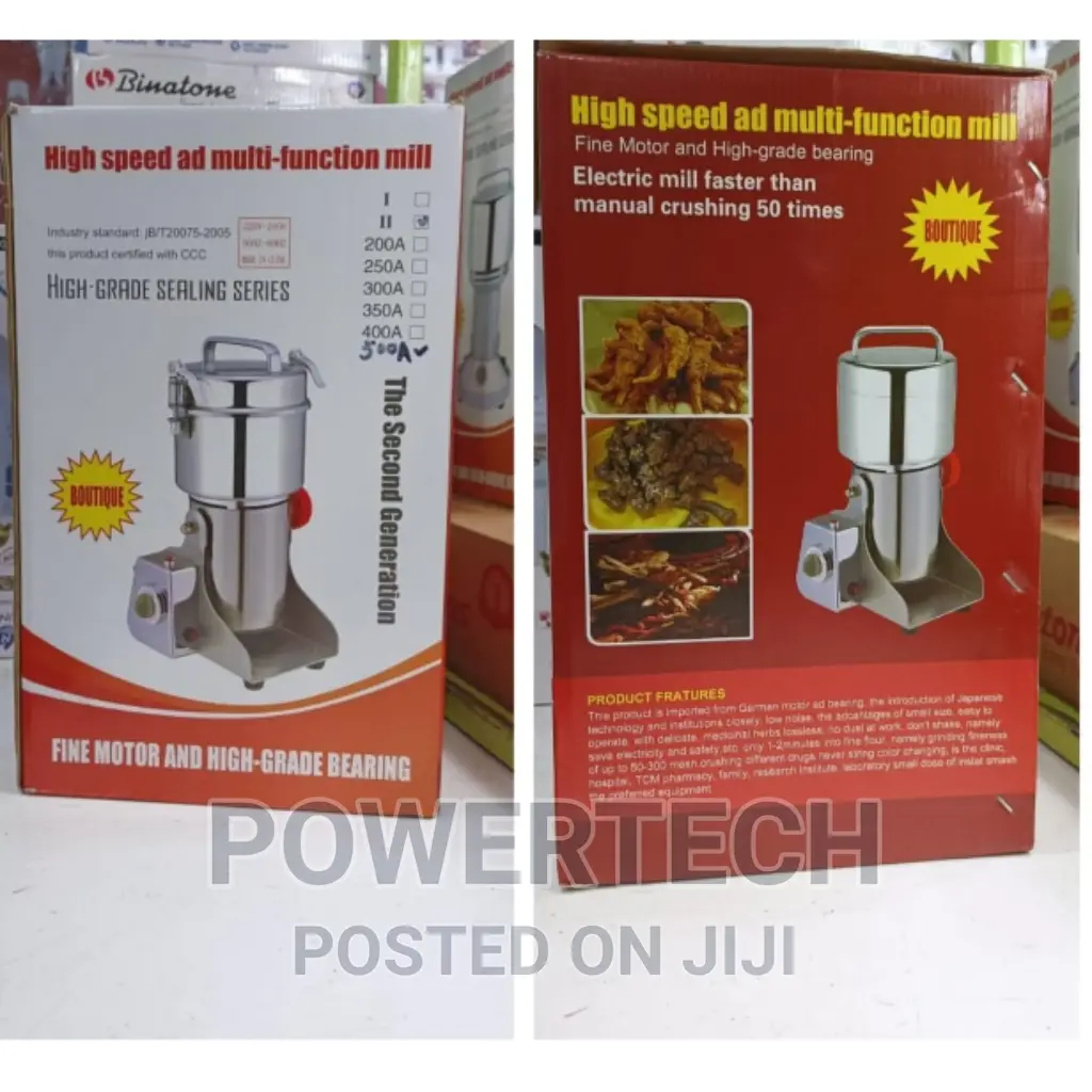 Grain Grinder Mill Commercial Spice Grinder High Speed