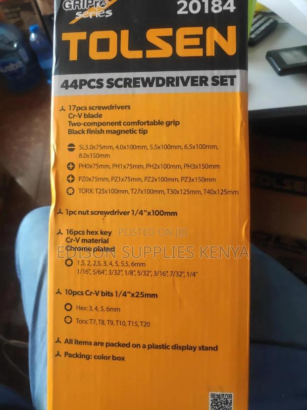 Tolsen Screwdriver Set 44pcs 20184 Heavy Duty Magnetic Tips - thumbnail 4