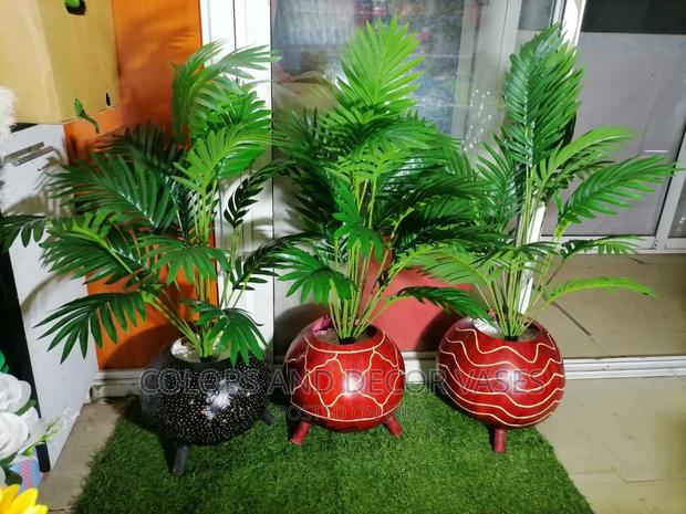 Palm Tree Artificial With Calabash - main view