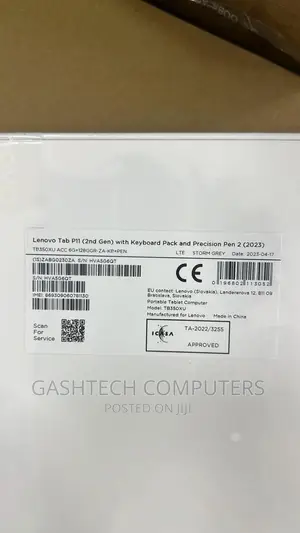 New Lenovo Tab P11 Pro Gen 2 128 GB Gray