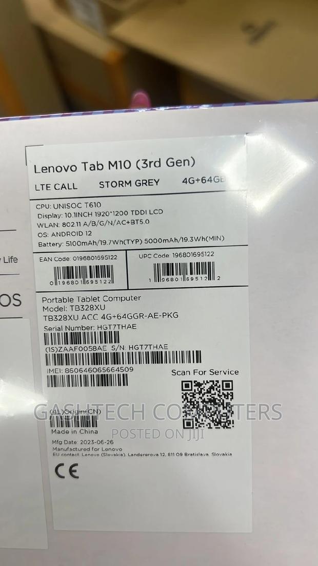 New Lenovo Tab P11 128 GB Gray - thumbnail 2