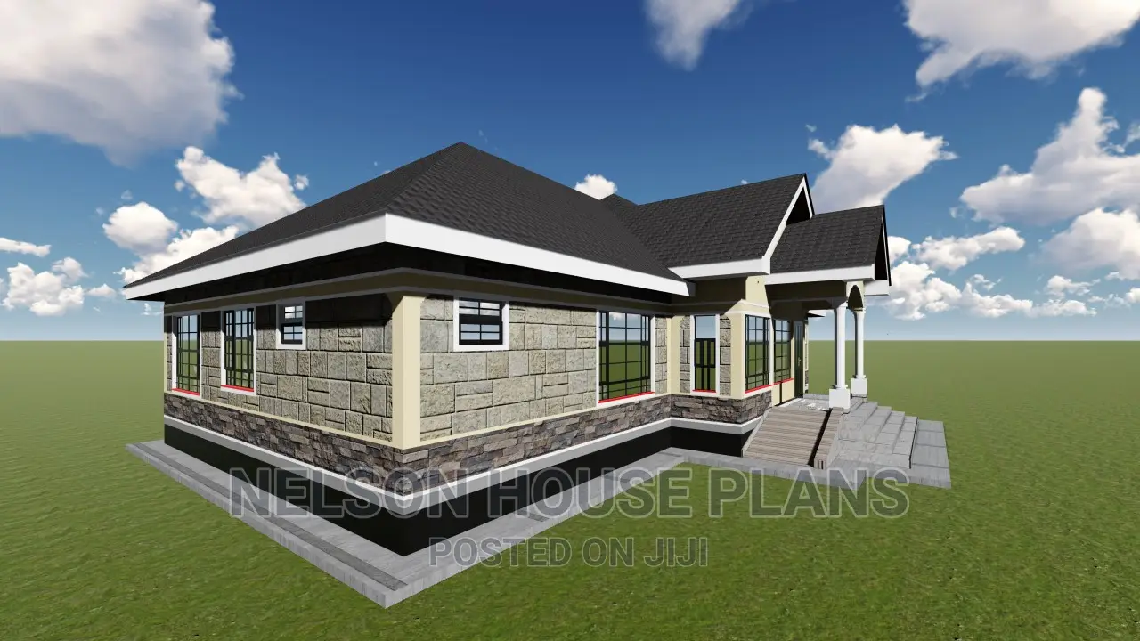 Single Story Bungalow Architectural House Plans And Boq