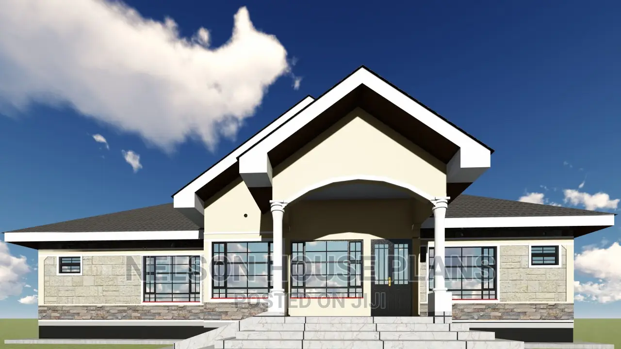 Single Story Bungalow Architectural House Plans And Boq