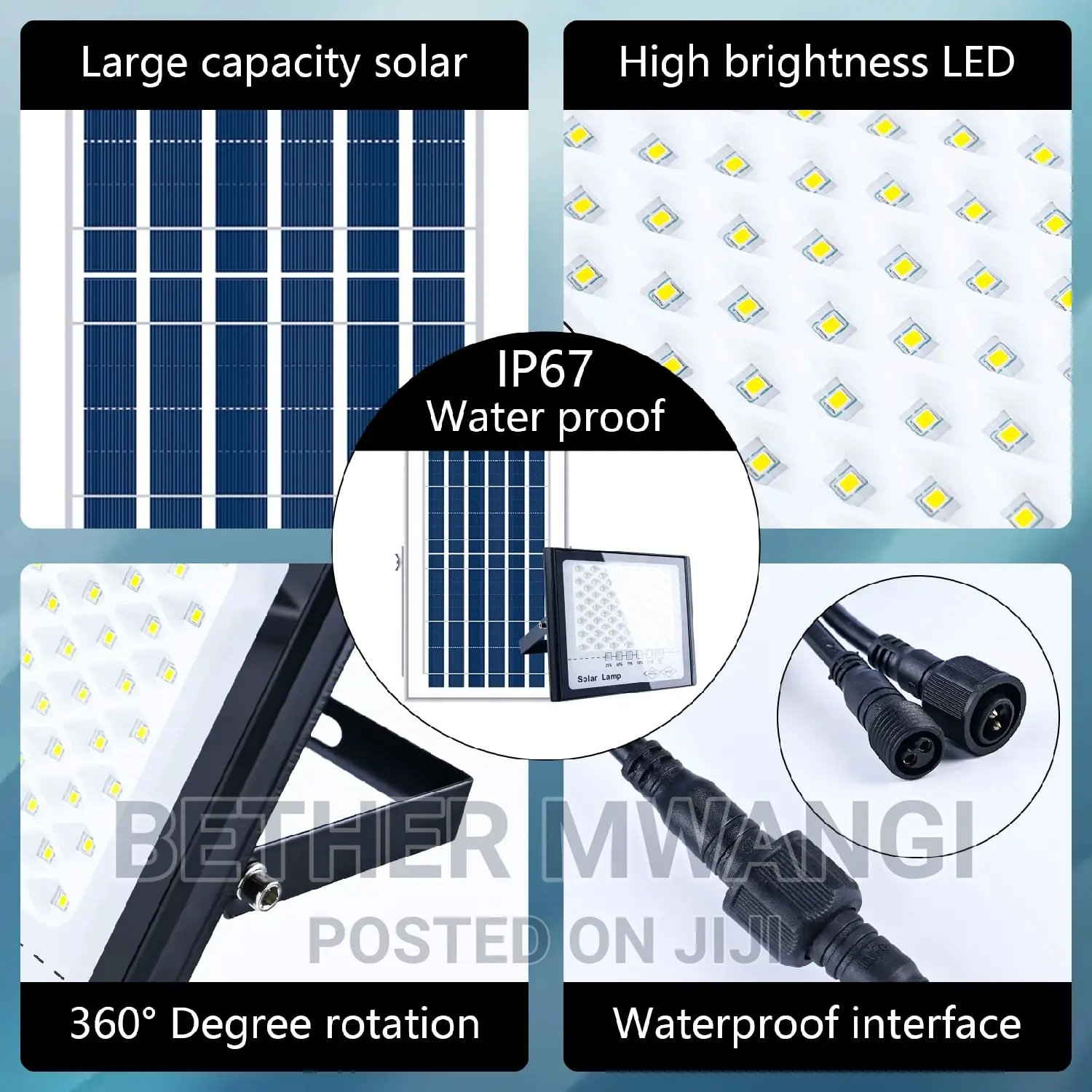 200 WATTS Solar Flood Lights Available in Kenya.