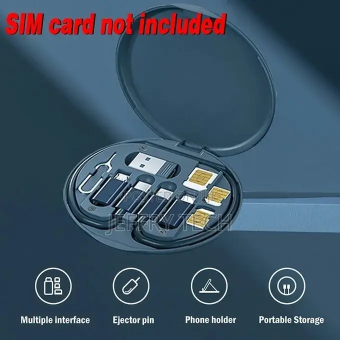 Mini Data Cable Set Storage Box Type C Data Cable
