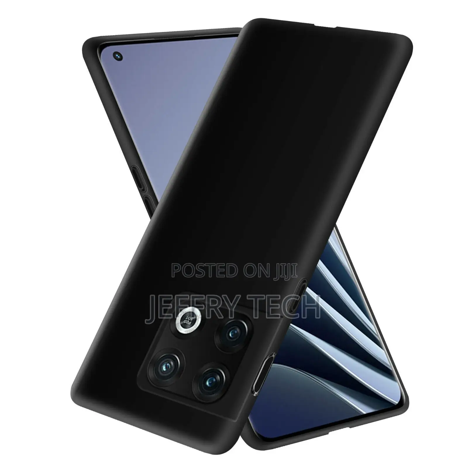 Case for Oneplus 10 Pro 5G Gel Cover Silicone+Glass Screen P