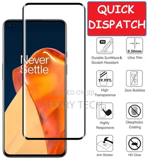 Oneplus 9 Pro Tempered Glass Screen Protector Full Coverage