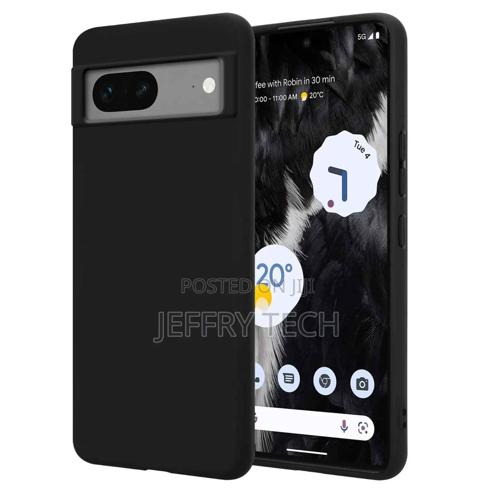 Back Case for Google Pixel 7 Gel Cover Silicone Rubber