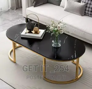 Modern Luxury Marble Effect Coffee Table