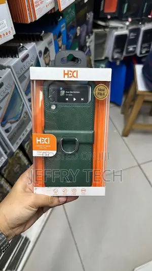 Samsung Galaxy Z Flip 3 5G Shockproof Leather Case