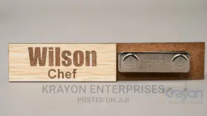 Wooden Nametags for Employees