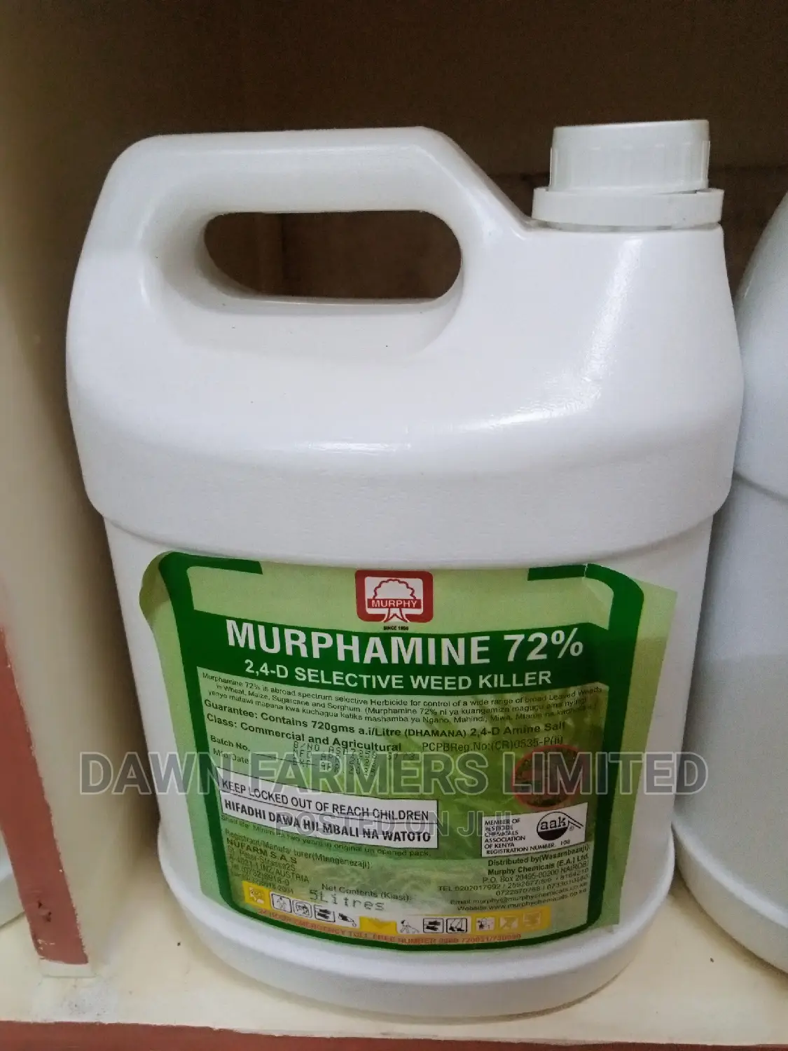 Murphamine Herbicide 72% 5ltrs