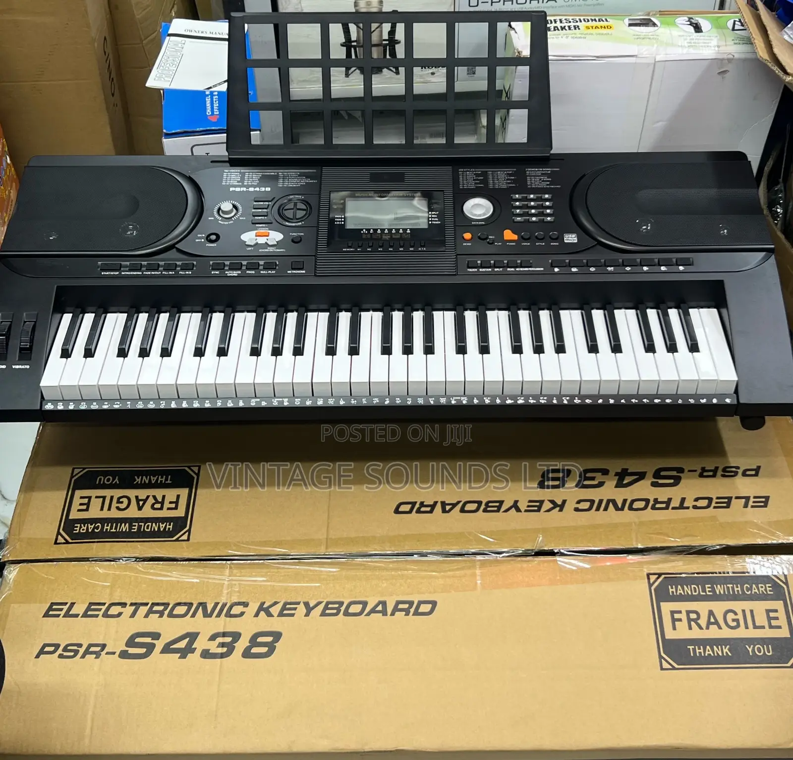 PSR S438 Electronic Digital Keyboard W/T High Quality Voices