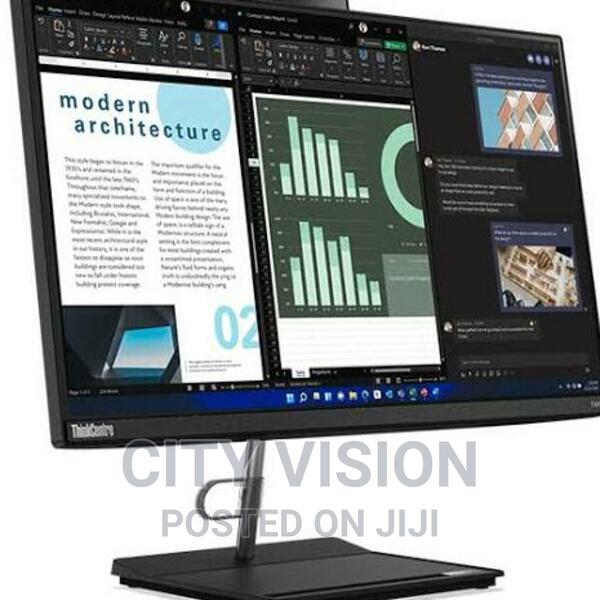 New Desktop Computer Lenovo ThinkCentre 24 4GB Intel Core I3 SSD 256GB - main view