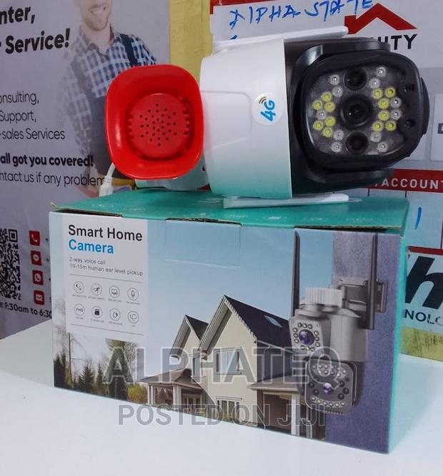 V380pro 3MP 4G Sim Card Auto Tracking Outdoor Camera-Modern