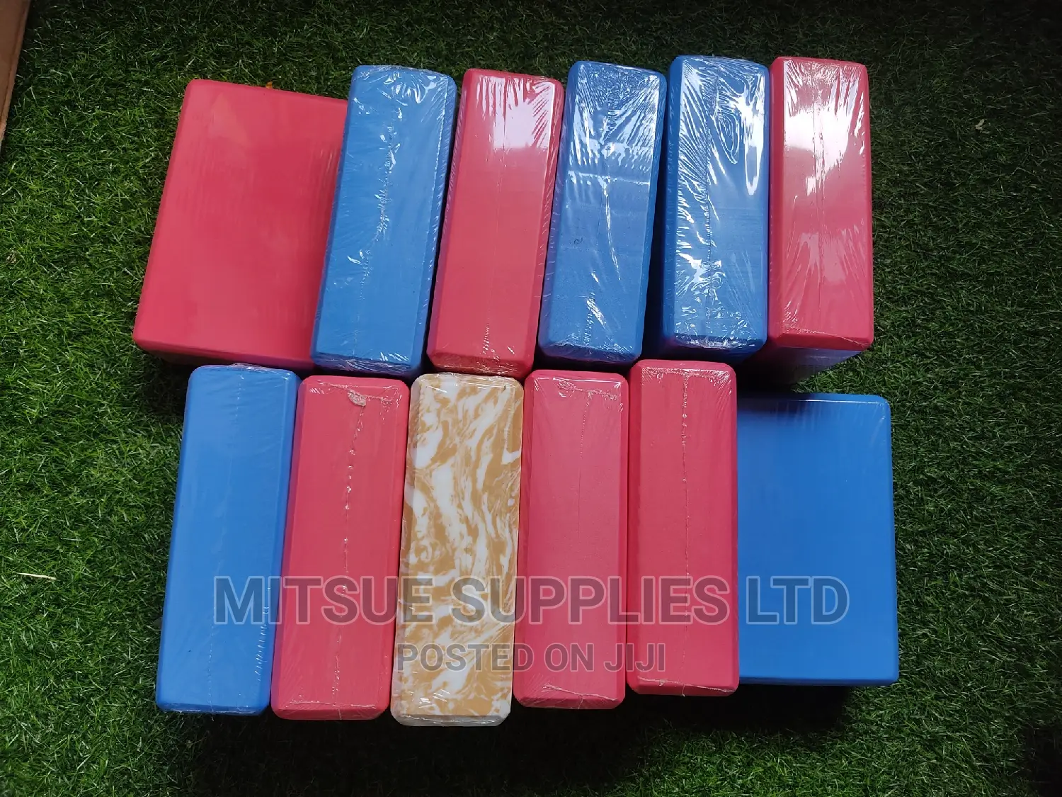 A Dozen Team Set Exercise Yoga Blocks Mixed Colour