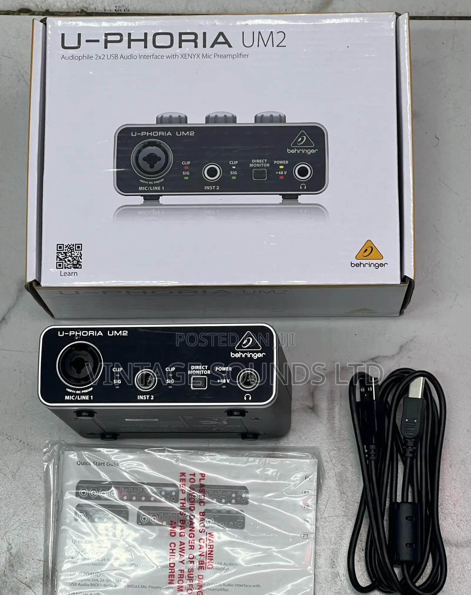 BEHRINGER UM2 2x2 USB Audio Interface
