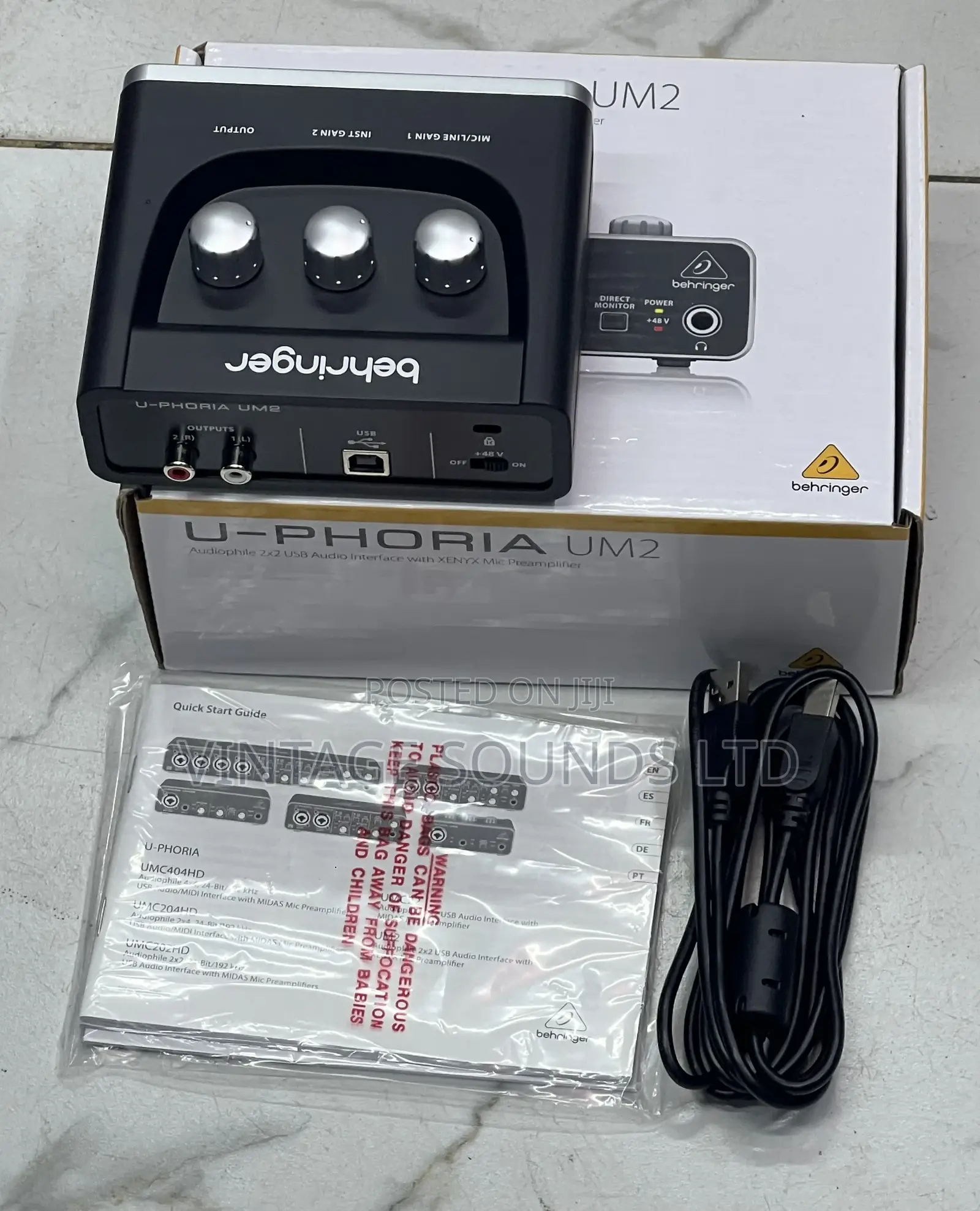 BEHRINGER UM2 2x2 USB Audio Interface