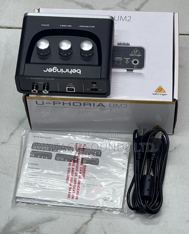 BEHRINGER UM2 2x2 USB Audio Interface - thumbnail 2