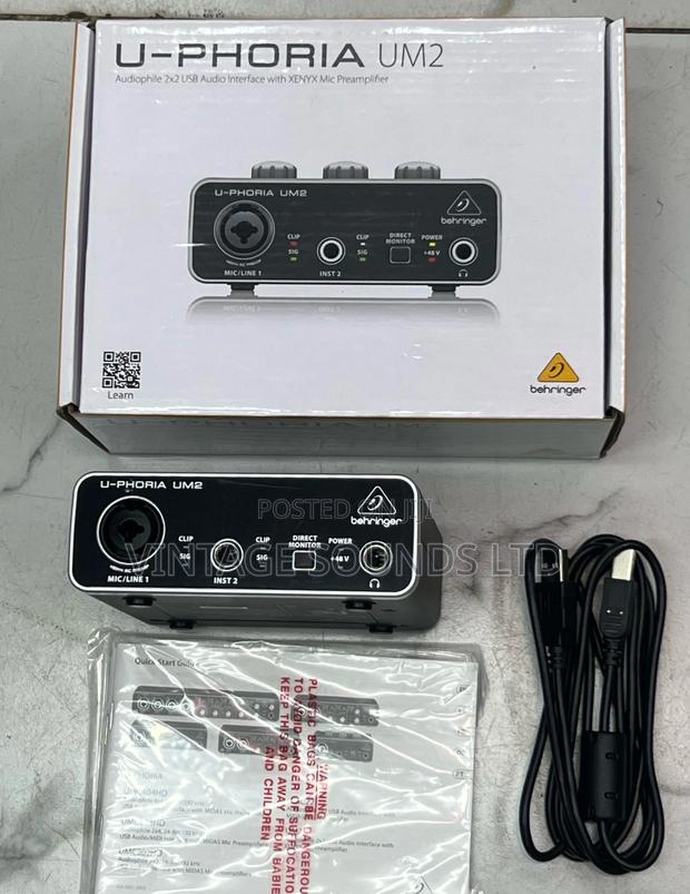 STUDIO Behringer U-Phoria UM2 USB Audio Interface - main view