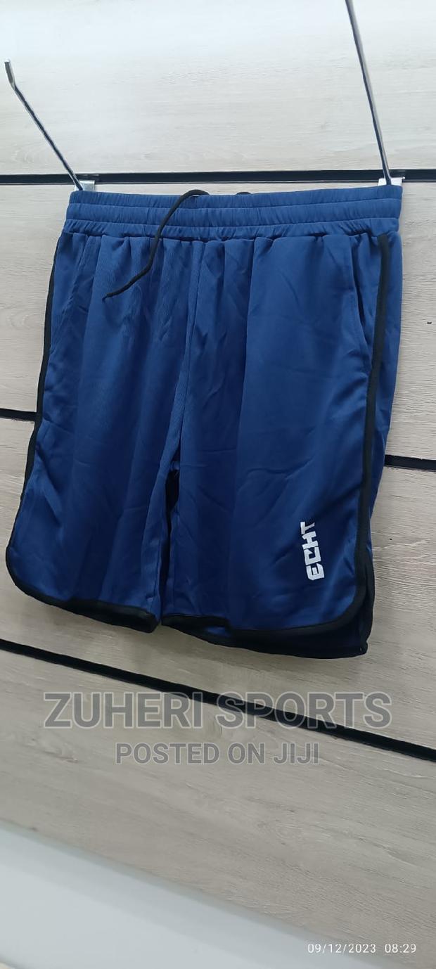 Blue Gym Shorts for Men, Yoga, Workout and Sports Training