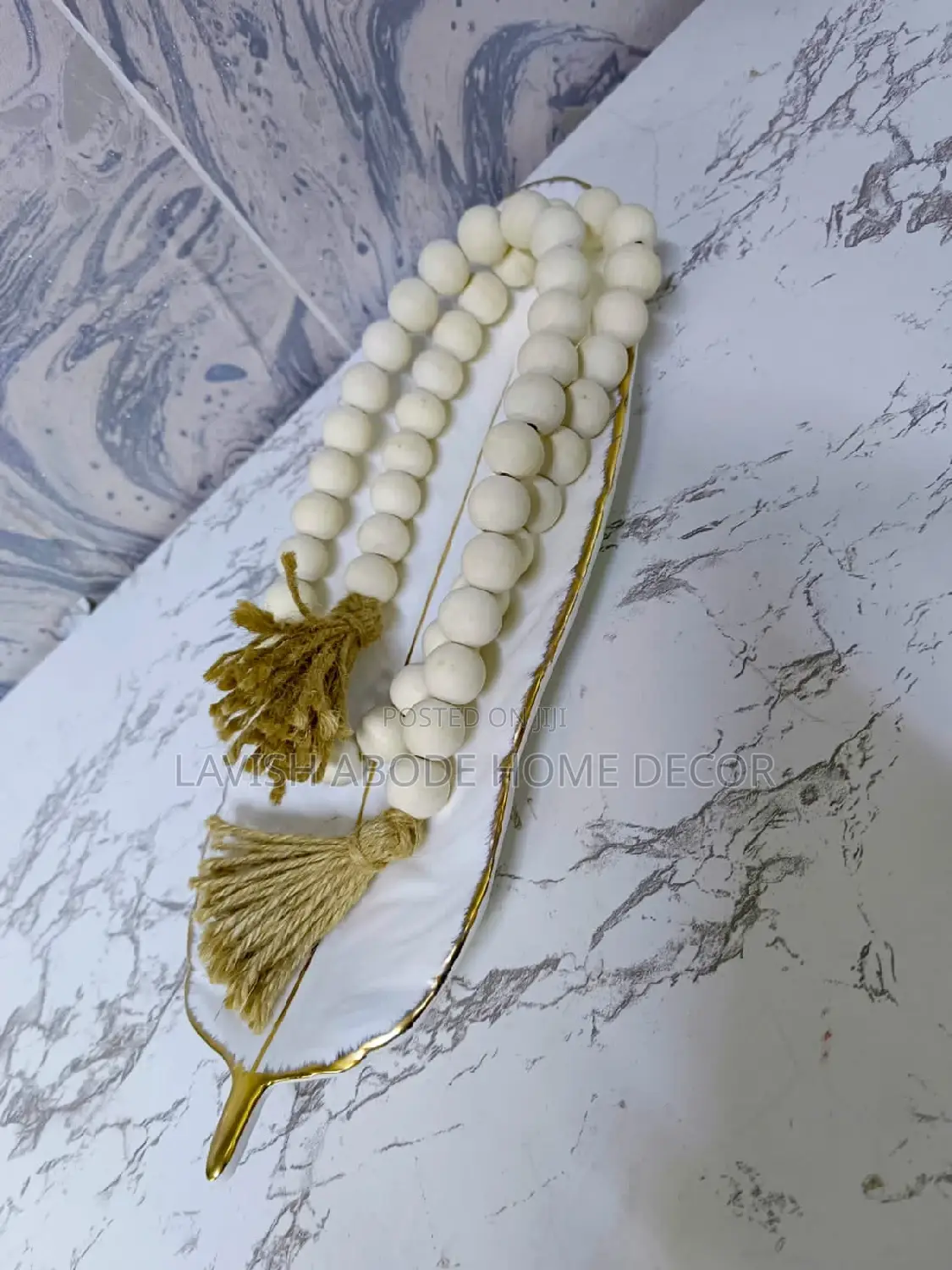 Wooden Decor Garland Beads