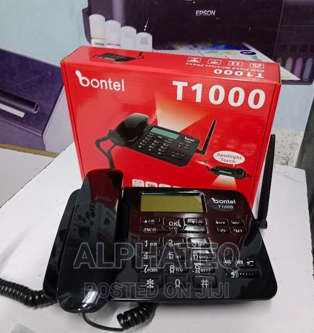 OFFER Bontel T1000 GSM Fixed Wireless Landline Desktop Phone - main view