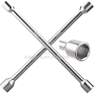 Tolsen Cross Rim Wrench 14" 4 Way Tire Iron 4 Way Car Lug