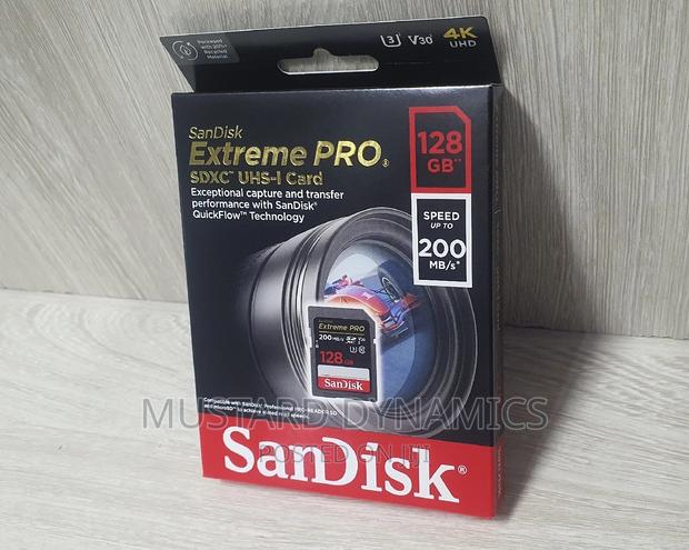 128gb Extreme Pro Sd Card- 200mb/S