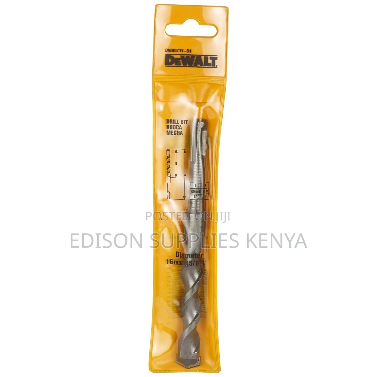 Dewalt Drill Bit 16mm SDS Plus Masonry Drill Bit DW00717-B1