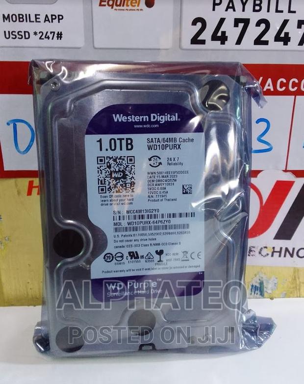 WD Purple 1tb Surveillance Hard Drive - main view