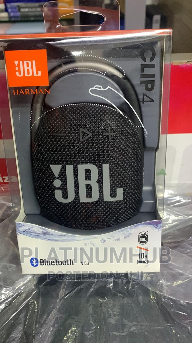 JBL Clip 4 Black Bluetooth Speaker - main view