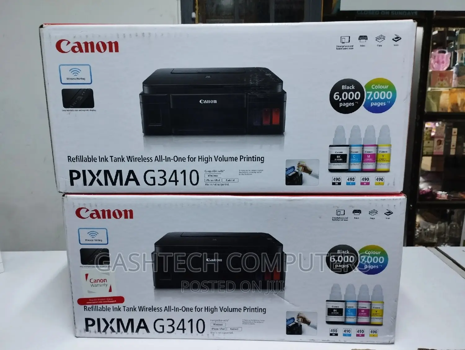 Canon Pixma G3410 3-in-1 Colour Printer