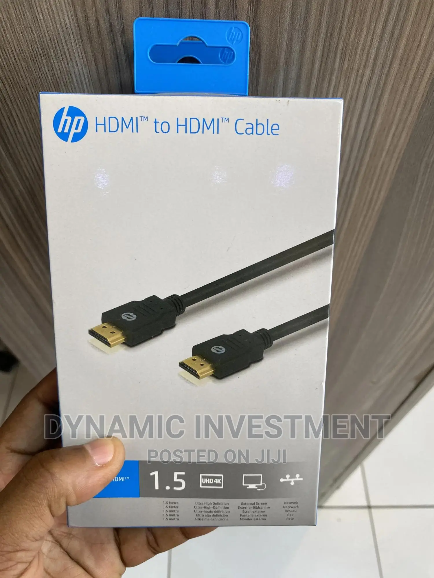 HP High Speed HDMI to HDMI Cable 1.5m