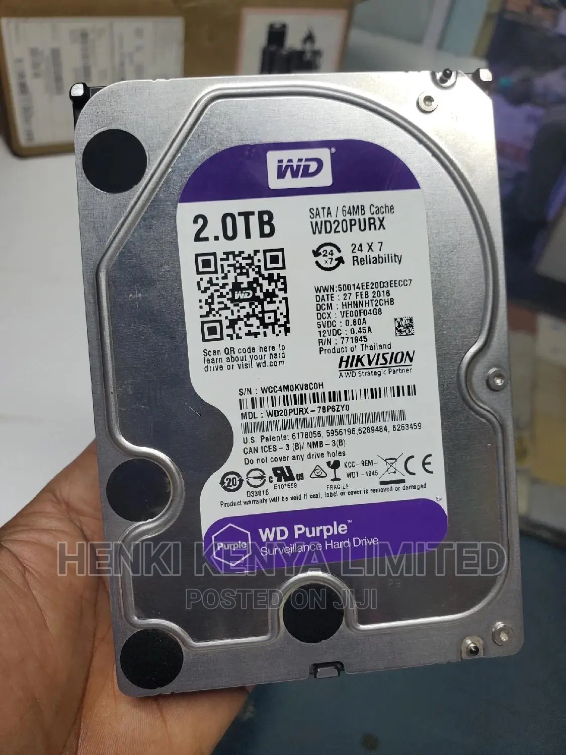 2TB Hard Disk for Desktop With Warranty